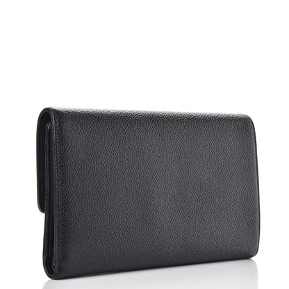 Chanel Caviar Timeless CC Flap Wallet Black 3 of 9