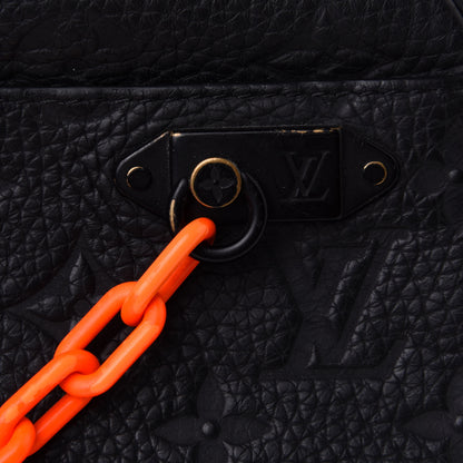 Louis Vuitton Taurillon Monogram Uniformes Solar Ray Soft Pochette Volga Belt Bag Black 6 of 14