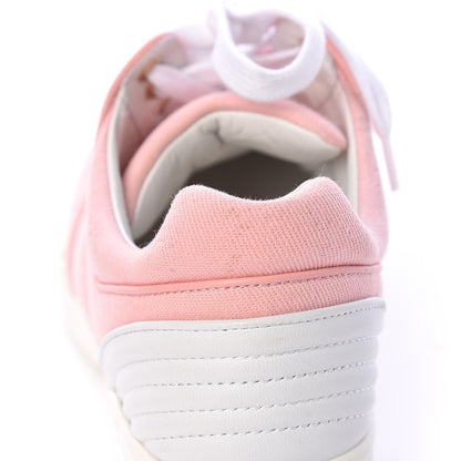 Chanel Canvas Womens CC Sneakers 38 Salmon 13 of 22