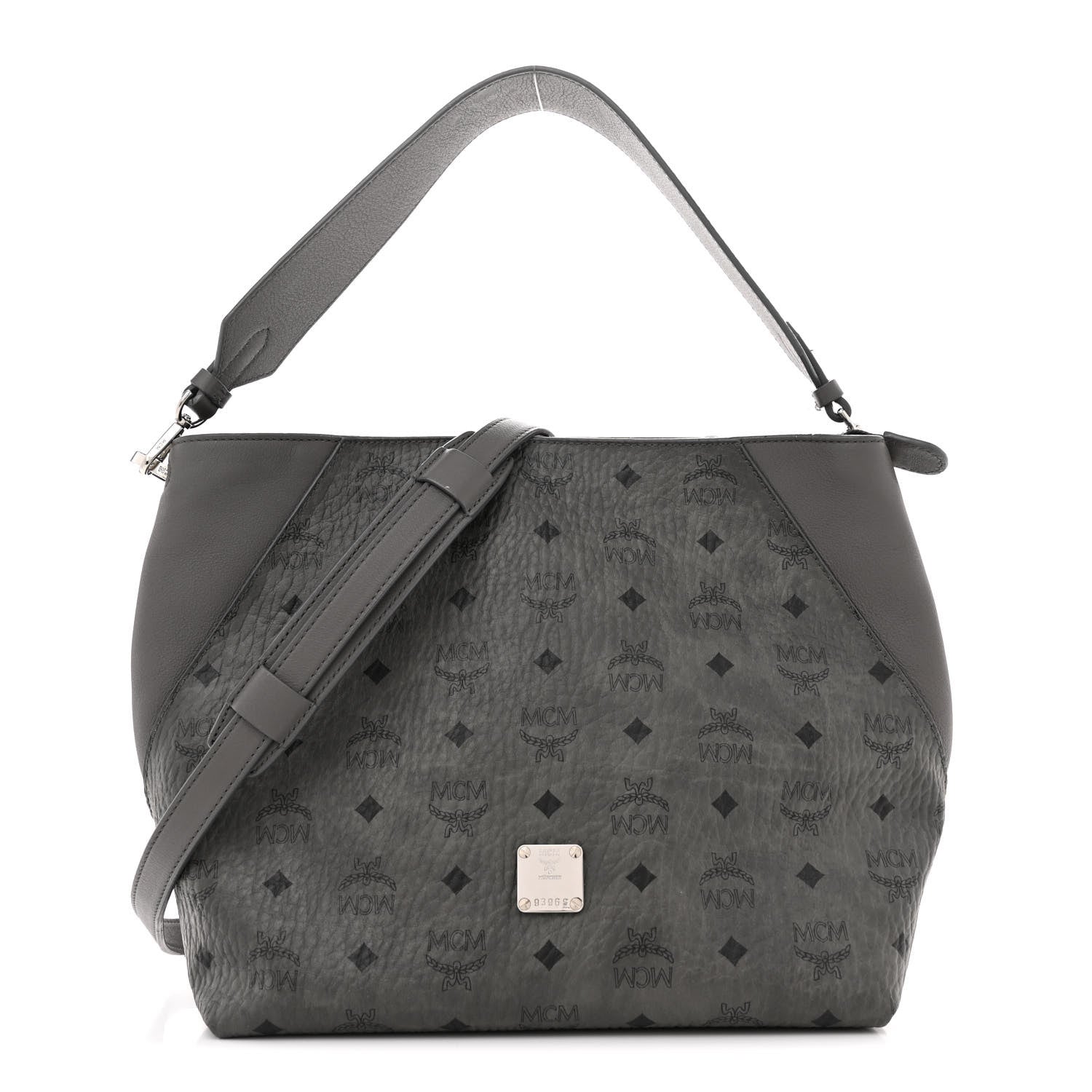 MCM Visetos Medium Klara Hobo Grey 1 of 16