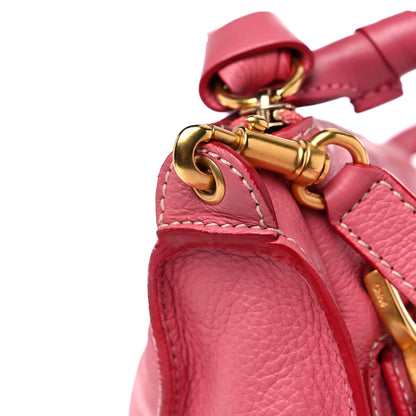 Chloe Calfskin Small Marcie Satchel Coral Pop 16 of 20