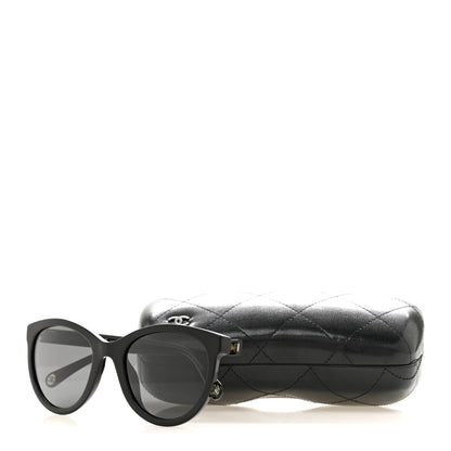 Chanel Acetate Polarized Sunglasses 5523-U Black 8 of 8
