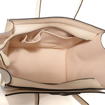 Celine Palmelato Leather Mini Luggage Bag Ivory 5 of 8