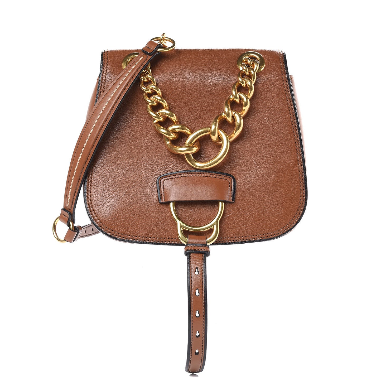 Goatskin Madras Dahlia Brandy