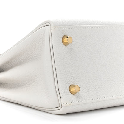Hermes Togo Kelly Retourne 25 Gris Pale 9 of 11