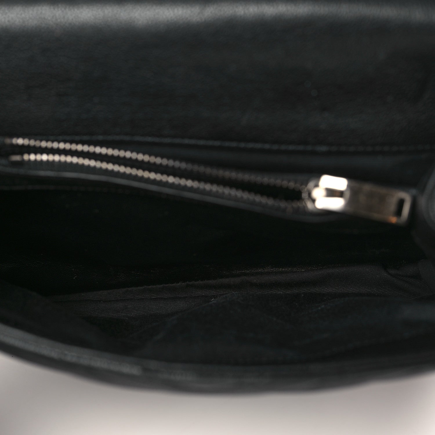 Saint Laurent Sheepskin Matelasse Chevron Patchwork Monogram Medium College Bag Black 5 of 9