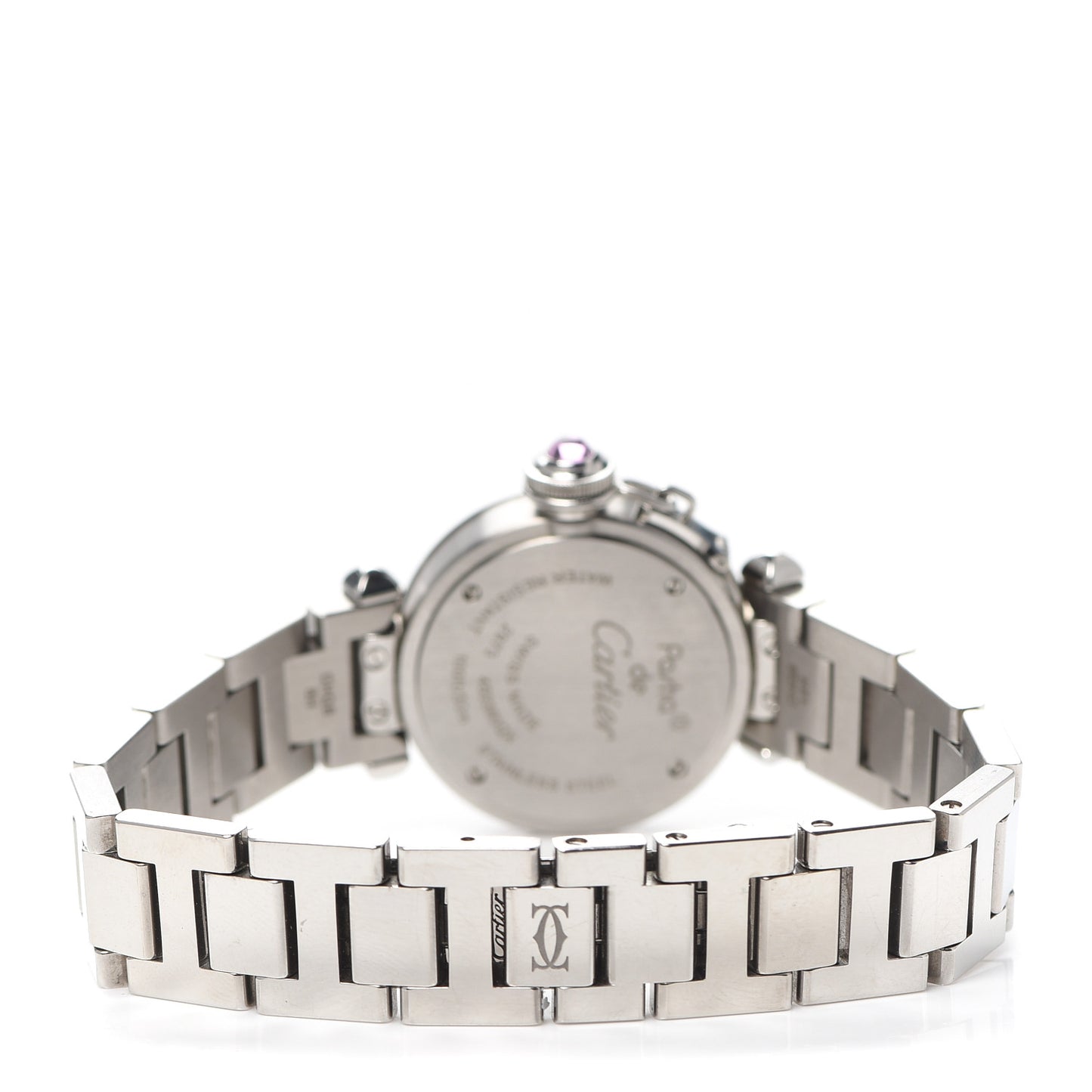 Stainless Steel 27mm Miss Pasha Quartz Watch Pink