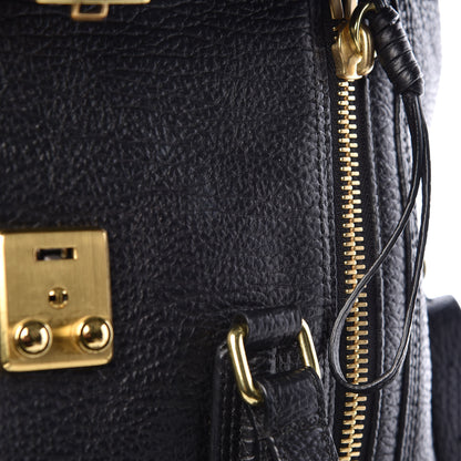 3.1 Phillip Lim 3.1 Textured Calfskin Medium Pashli Satchel Black 10 of 12