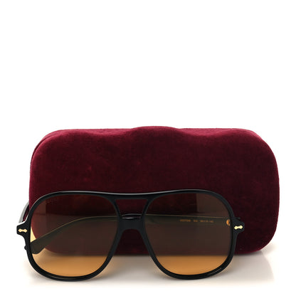 Gucci Aviator Sunglasses GG0706S Black 8 of 8