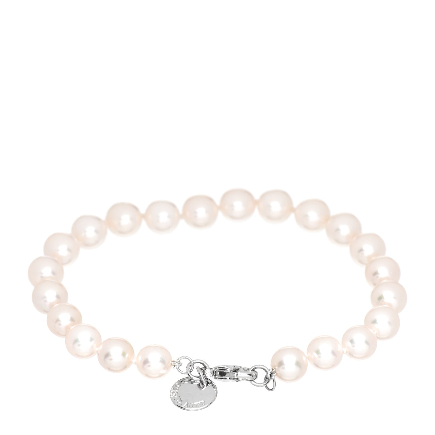 18K White Gold Akoya Pearl 7mm Essential Bracelet