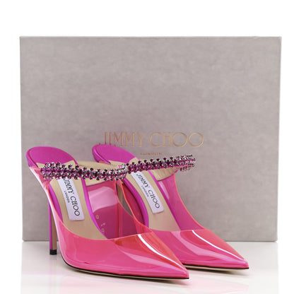Jimmy Choo Plexi Crystal Bing 100 Pumps 40 Hot Pink 8 of 8