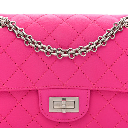 Chanel Goatskin Quilted 2.55 Reissue Mini Flap Fluorescent Pink 5 of 11