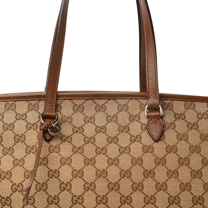Gucci Monogram Medium Bree Zippered Tote Beige Tabacco 11 of 11