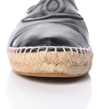 Chanel Lambskin CC Espadrilles 40 Black 15 of 19