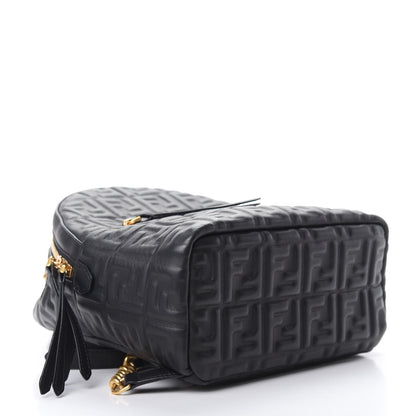 Fendi Nappa FF 1974 Embossed Mini Backpack Black 3 of 9