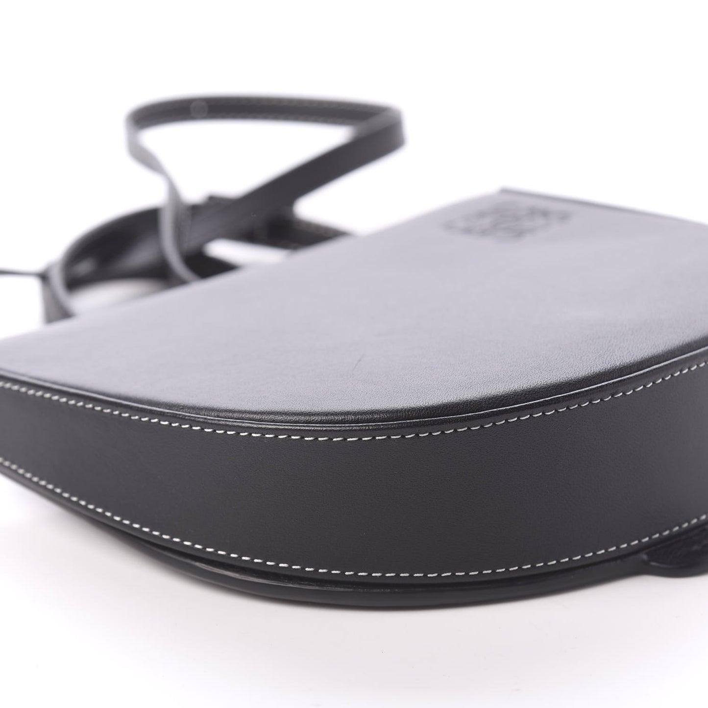 Soft Calfskin Heel Bag Black