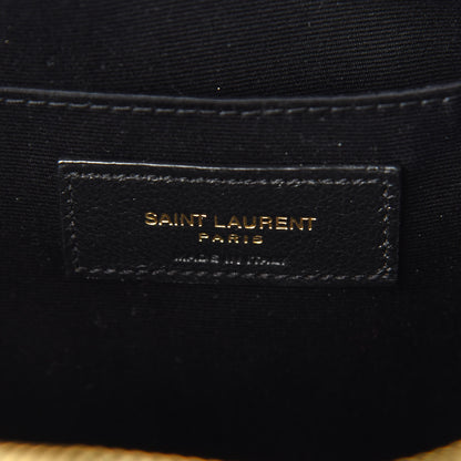 Saint Laurent Calfskin Matelasse Monogram Lou Camera Bag Black 6 of 9