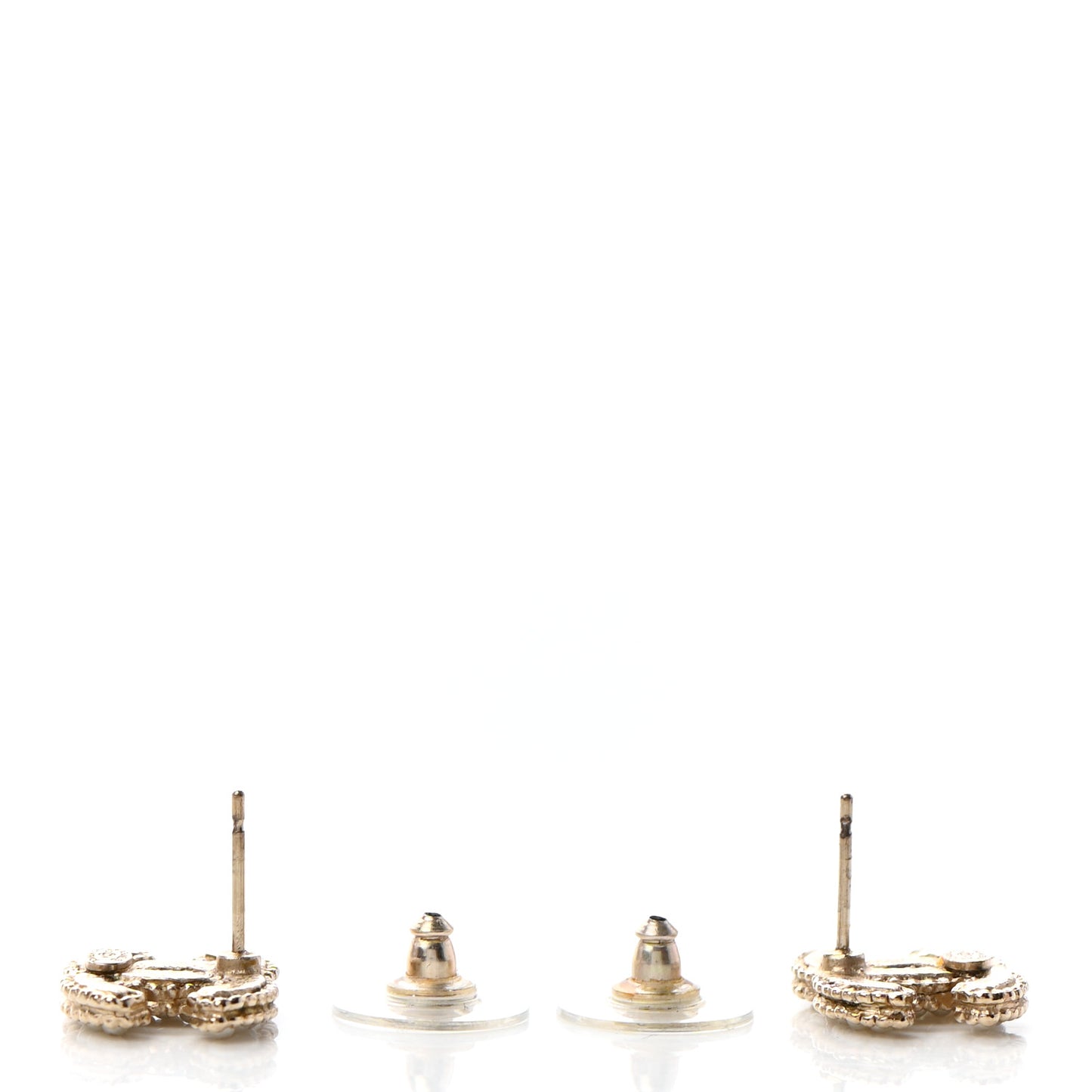 Pearl CC Earrings Gold