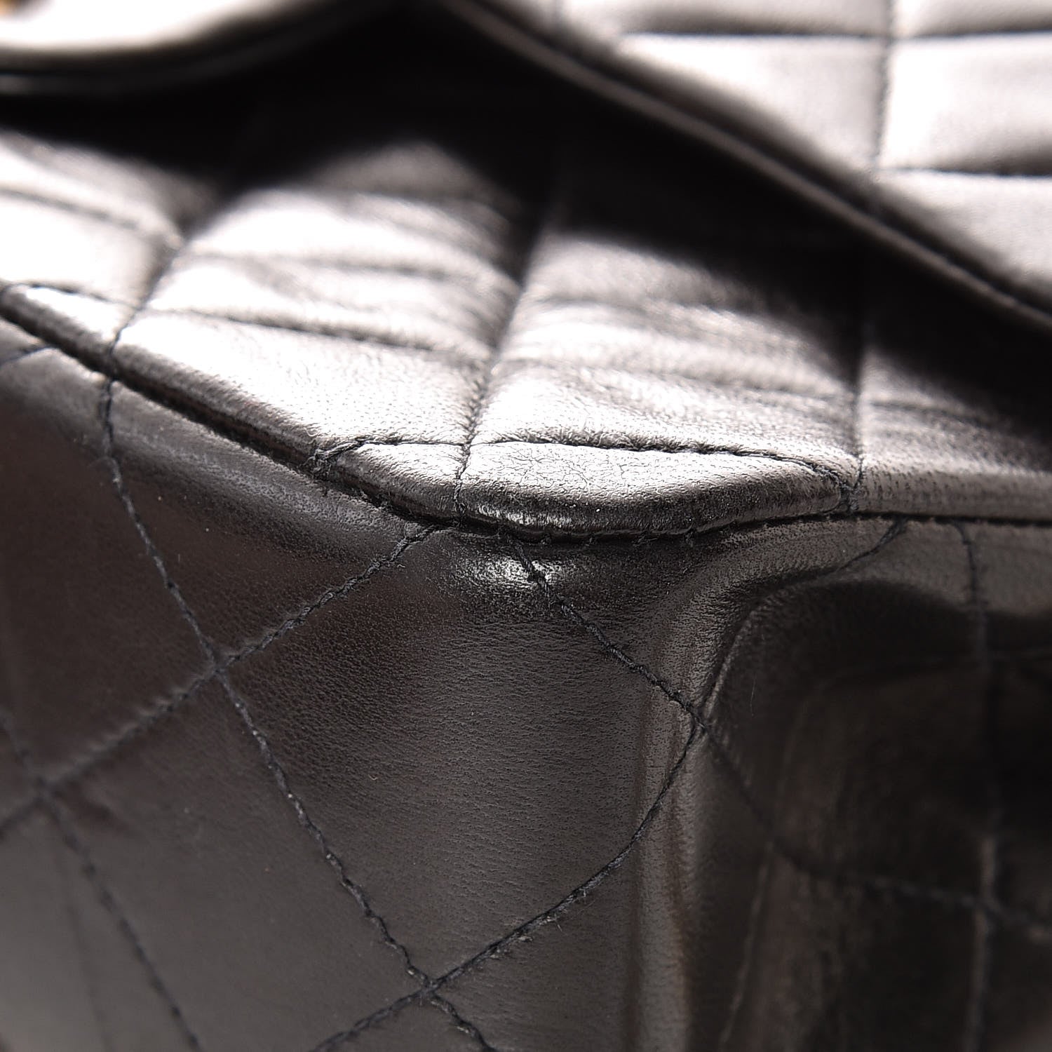 Chanel Lambskin Quilted Small Double Flap Black 11 of 14