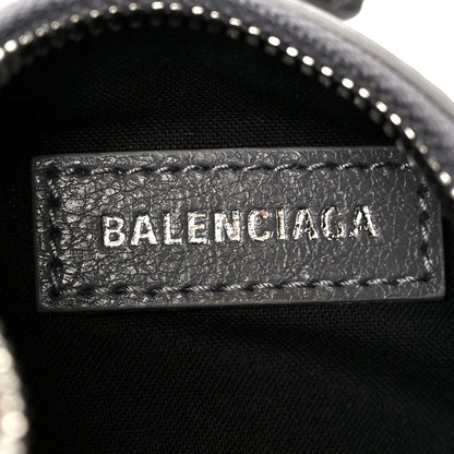 Balenciaga Agneau Arena Le Cagole Shoulder Bag XS Dark Grey 7 of 11