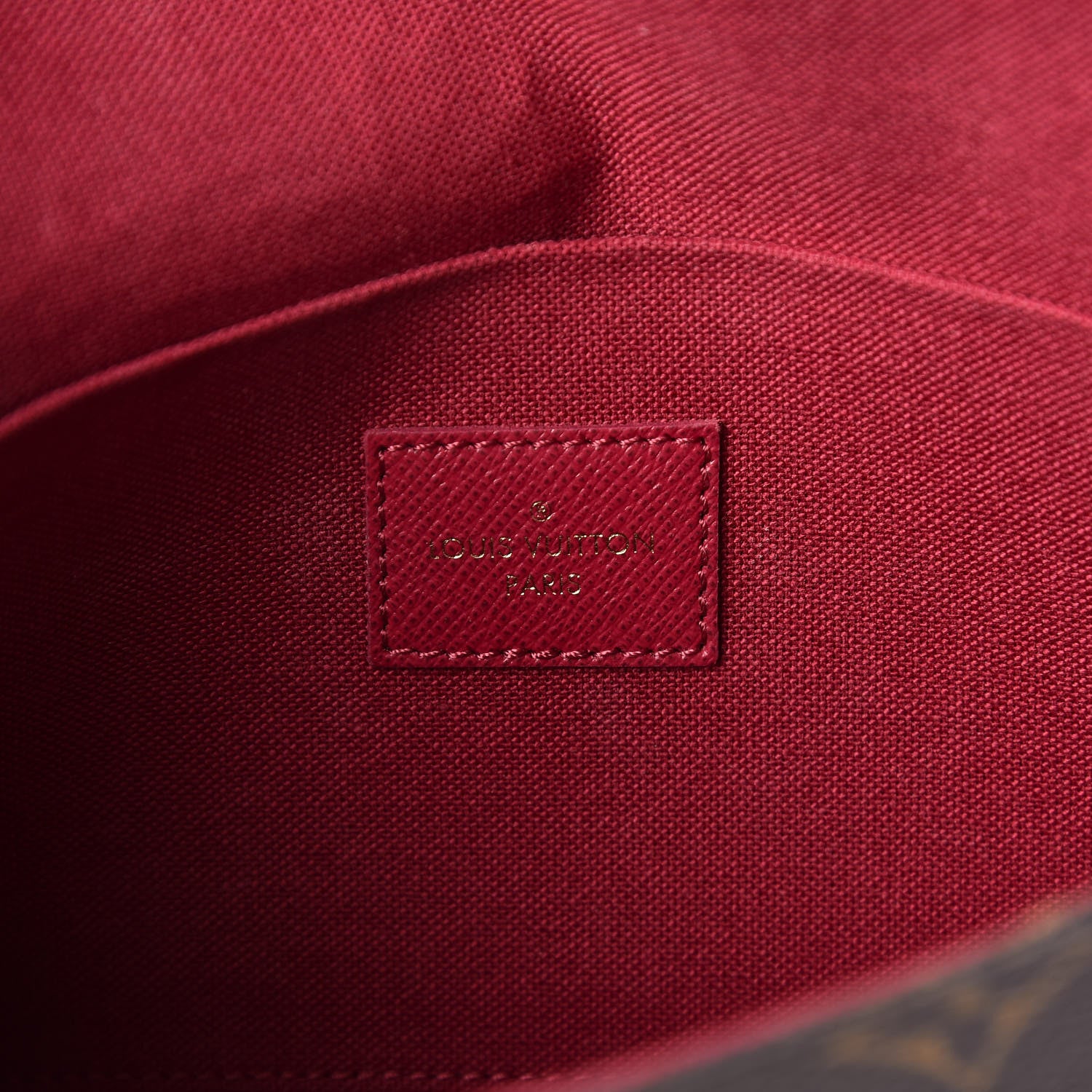 Louis Vuitton Monogram Pochette Felicie Chain Wallet Fuchsia 8 of 11