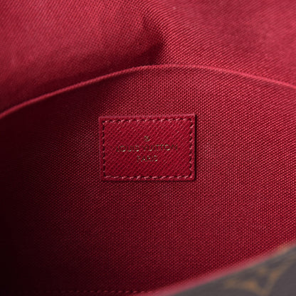 Louis Vuitton Monogram Pochette Felicie Chain Wallet Fuchsia 8 of 11