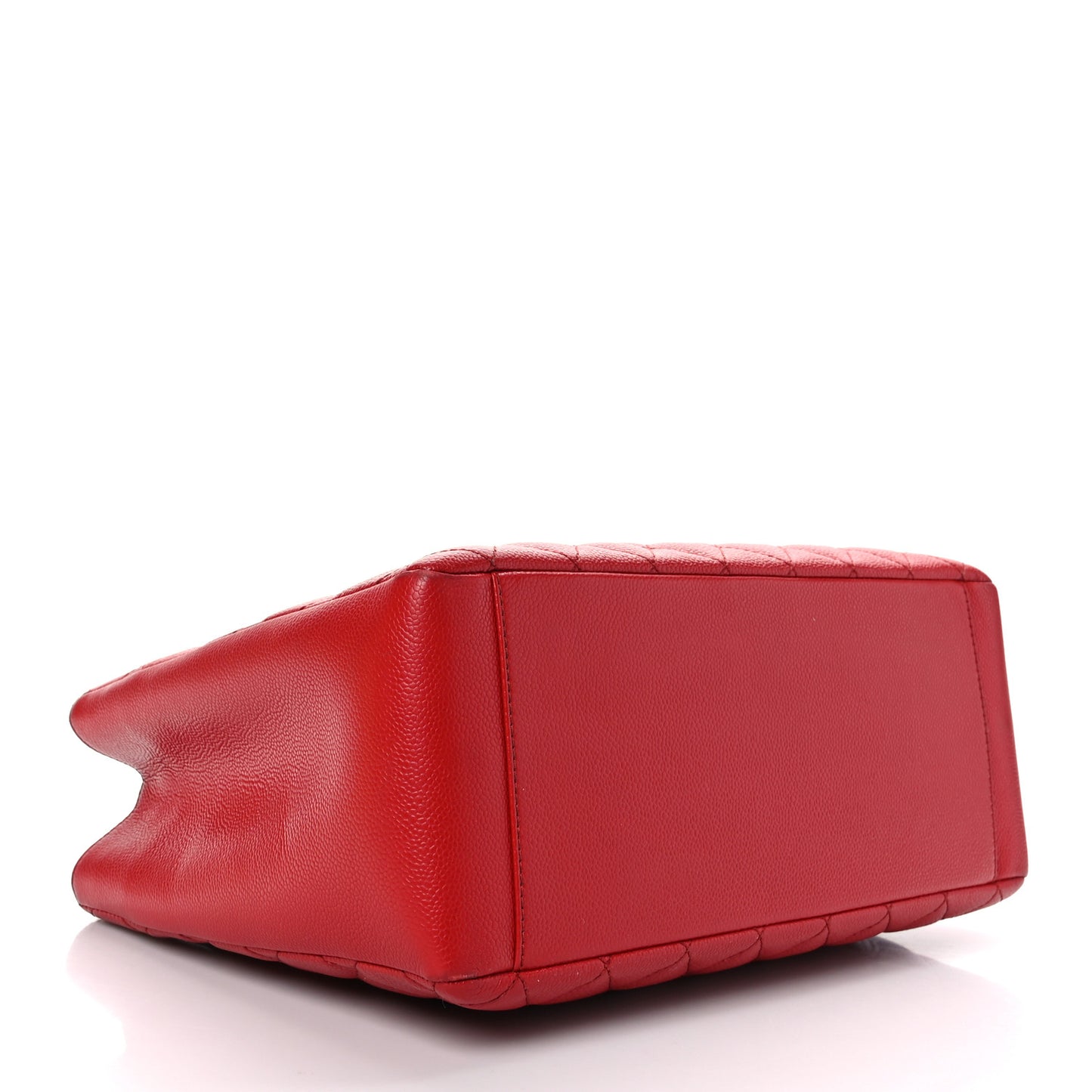 Caviar Quilted Grand Shopping Tote GST Red