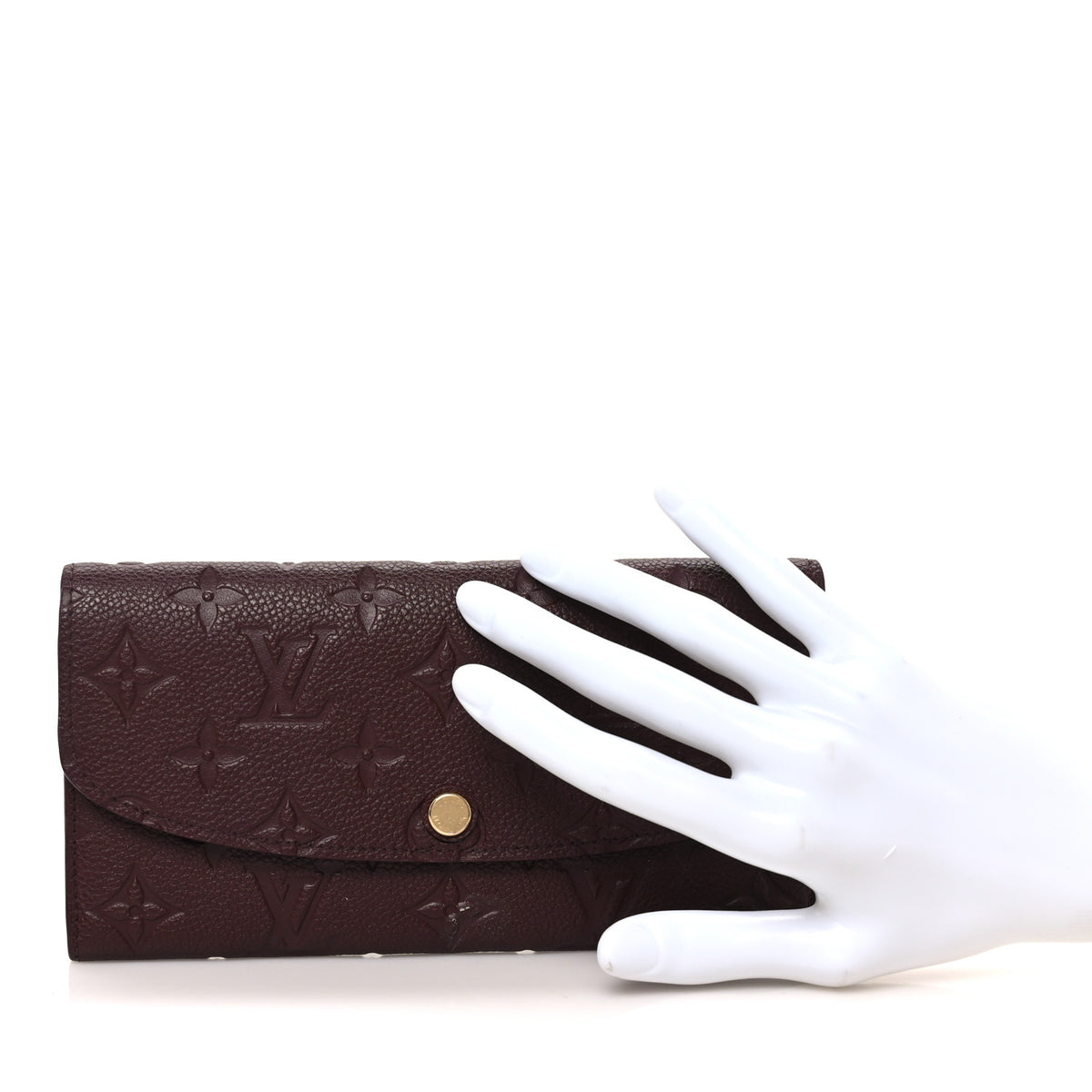 Louis Vuitton Empreinte Emilie Wallet Wine 2 of 8