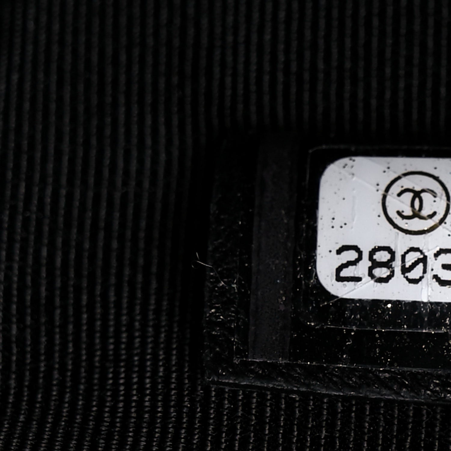 Chanel Lambskin Quilted Egyptian Amulet Zipped Pouch Black 7 of 10