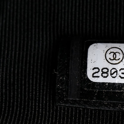 Chanel Lambskin Quilted Egyptian Amulet Zipped Pouch Black 7 of 10