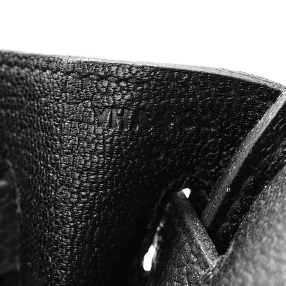 Hermes Togo Birkin 25 Black 7 of 11