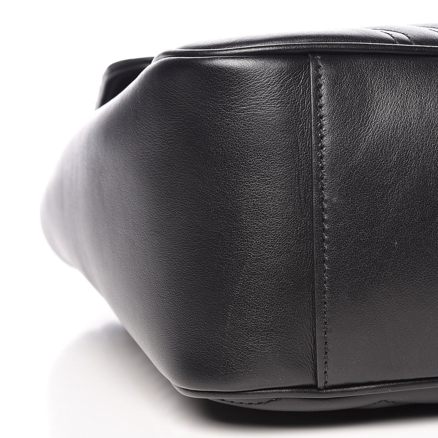 Calfskin Matelasse Large GG Marmont Shoulder Bag Black