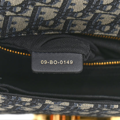 Christian Dior Oblique 30 Montaigne Flap Bag Blue 7 of 11