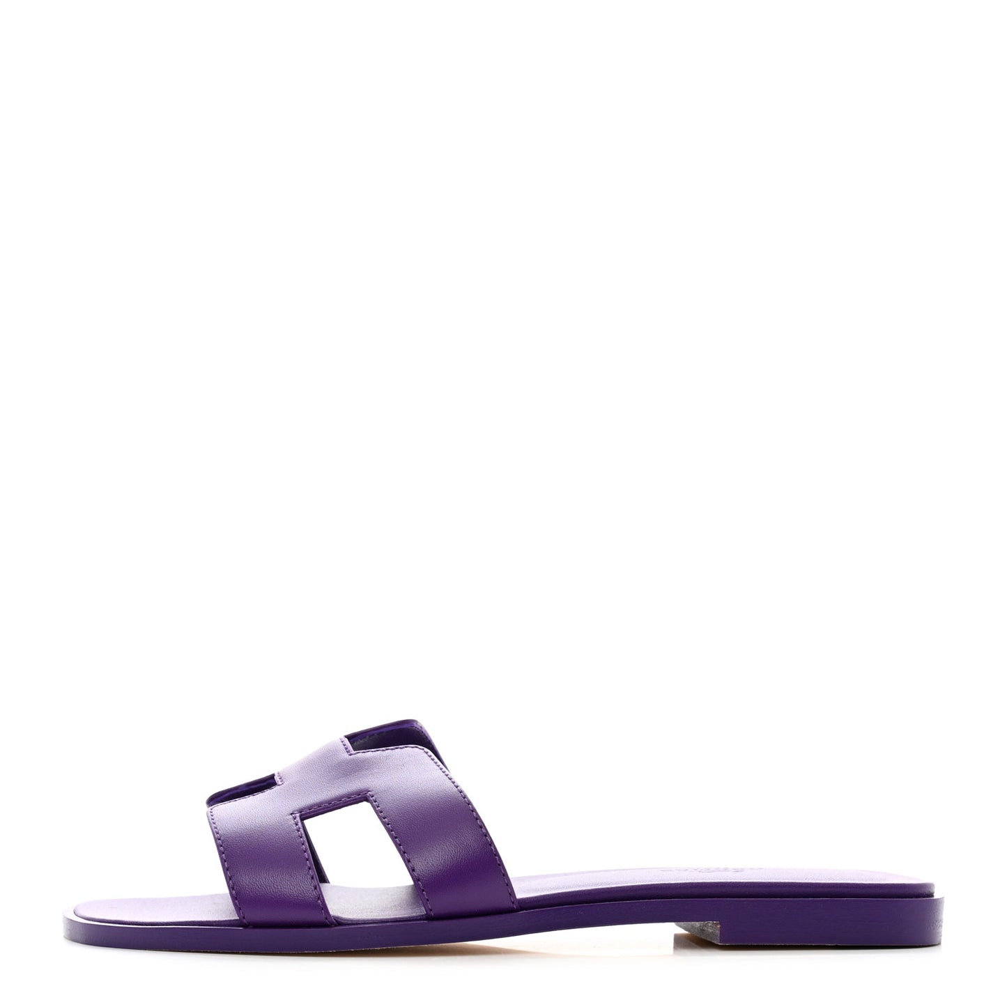 Calfskin Oran Sandals 37 Violet Majorette