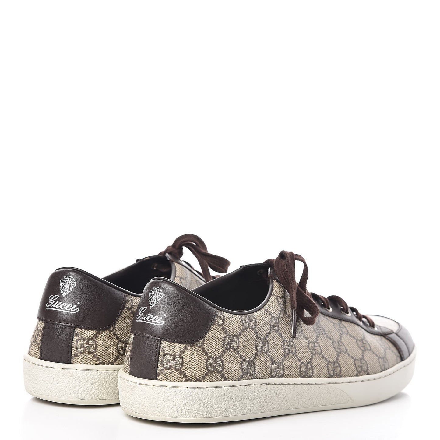 GG Supreme Monogram Mens Tessuto Sneakers 12 Ebony