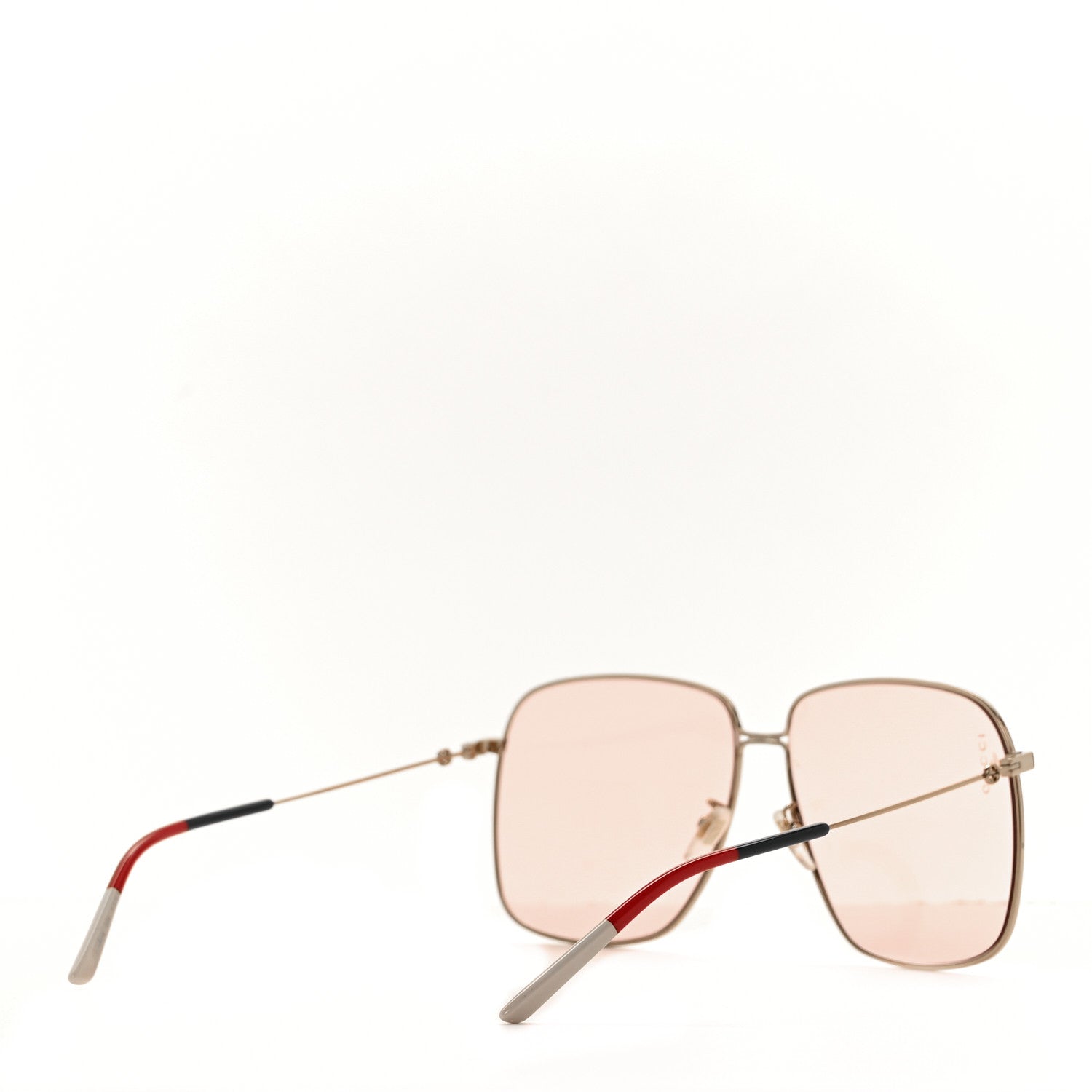 Gucci Rectangular Frame Interlocking G Sunglasses GG0394S Pink 4 of 8