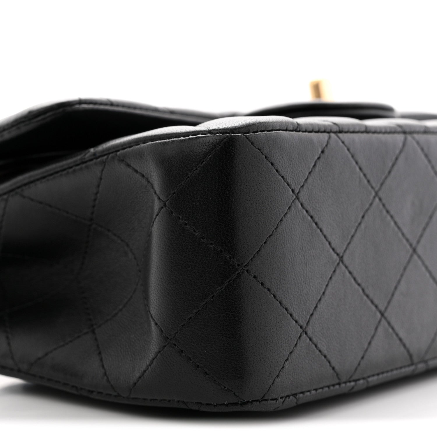 Chanel Lambskin Quilted Small Double Flap Black 9 of 13