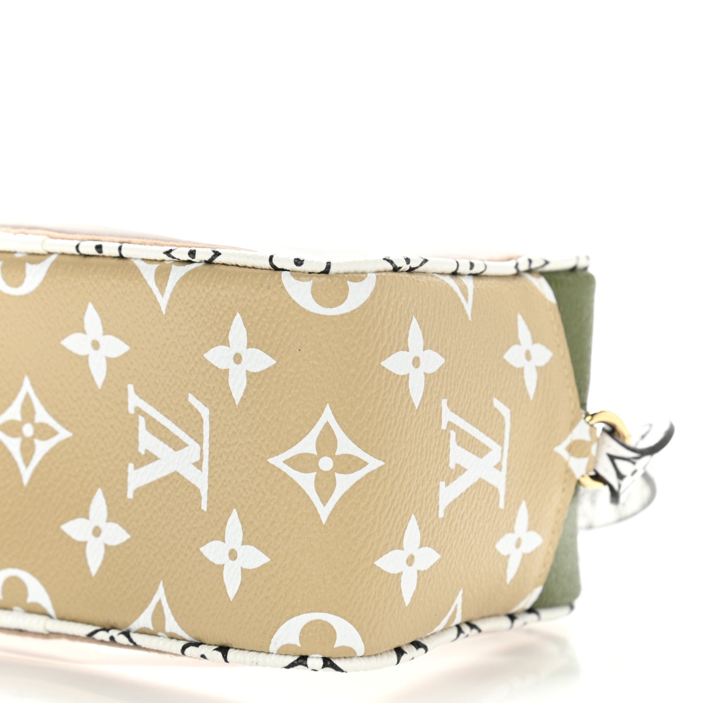 Monogram Giant Beach Pouch Kaki