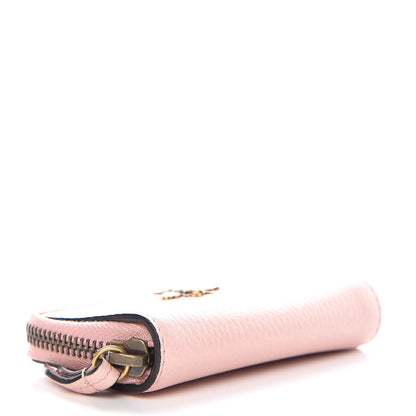 Gucci Cellarius Calfskin Blind For Love Animalier Zip Around Key Case Perfect Pink 4 of 7