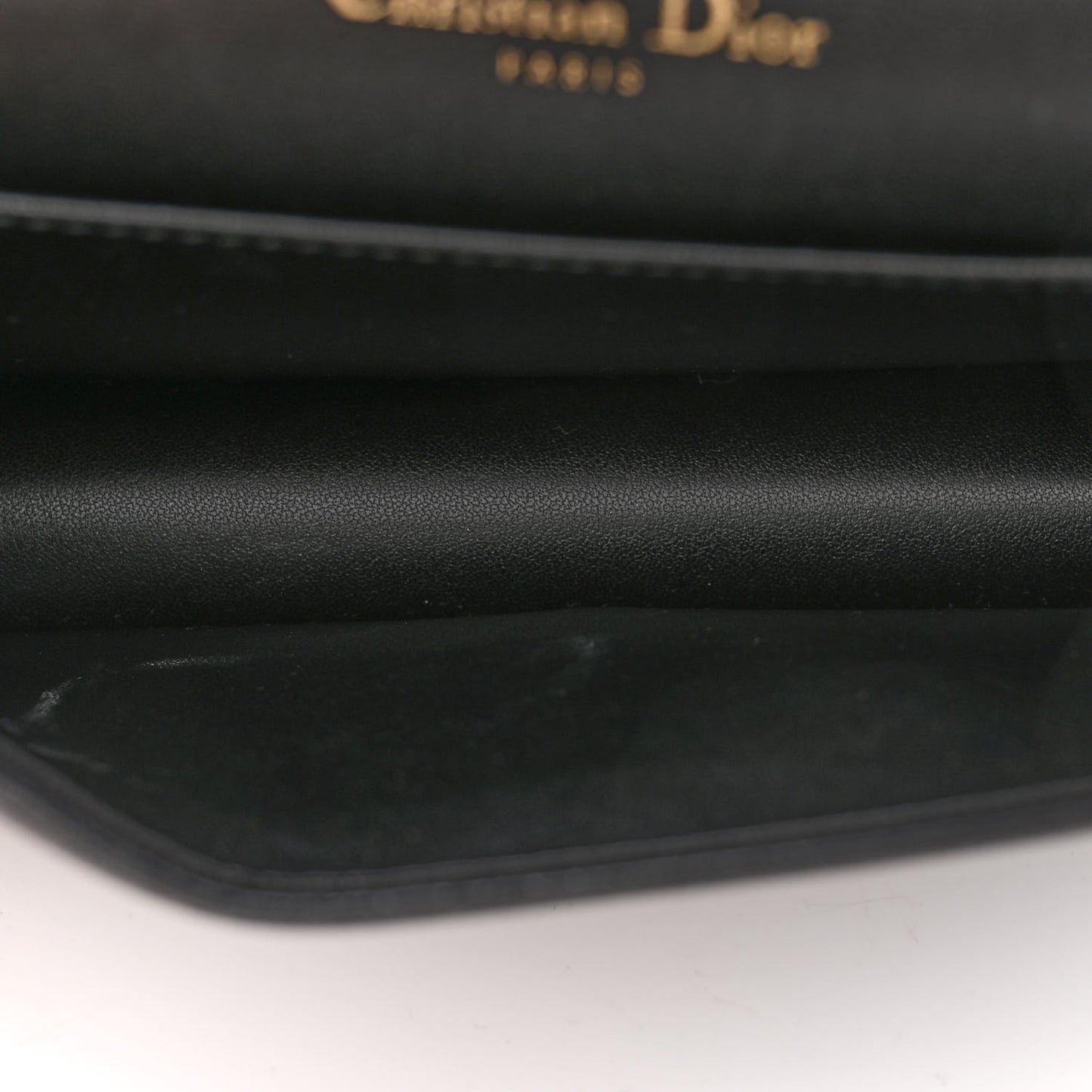 Lambskin Cannage Lady Dior Pouch Black