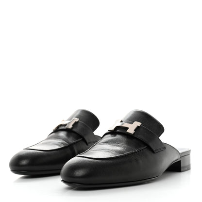 Hermes Goatskin Trocadero Mule 39 Black 3 of 9