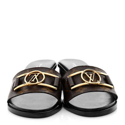 Louis Vuitton Monogram Lock It Mules 39 2 of 10
