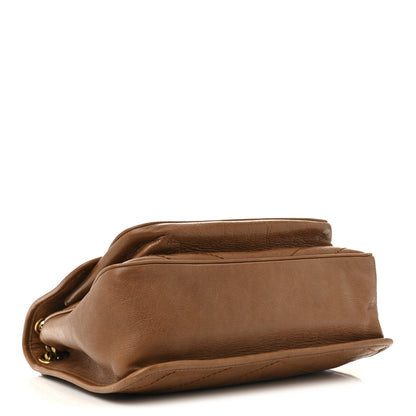 Saint Laurent Crinkled Calfskin Matelasse Monogram Medium Niki Chain Satchel Caramel 4 of 17