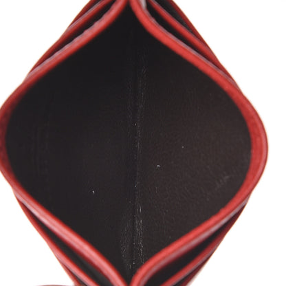 Gucci Calfskin Matelasse GG Marmont Card Holder Hibiscus Red 5 of 7