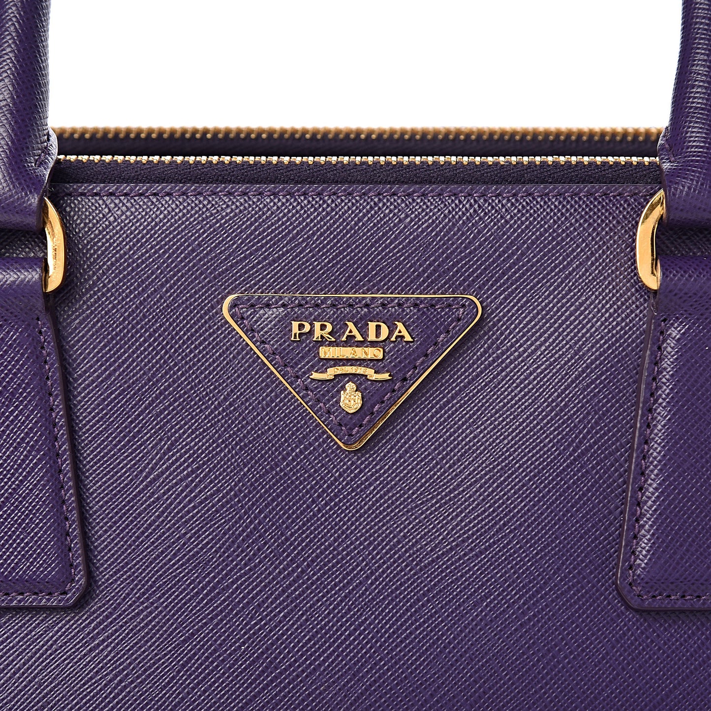 Saffiano Large Galleria Double Zip Tote Uva