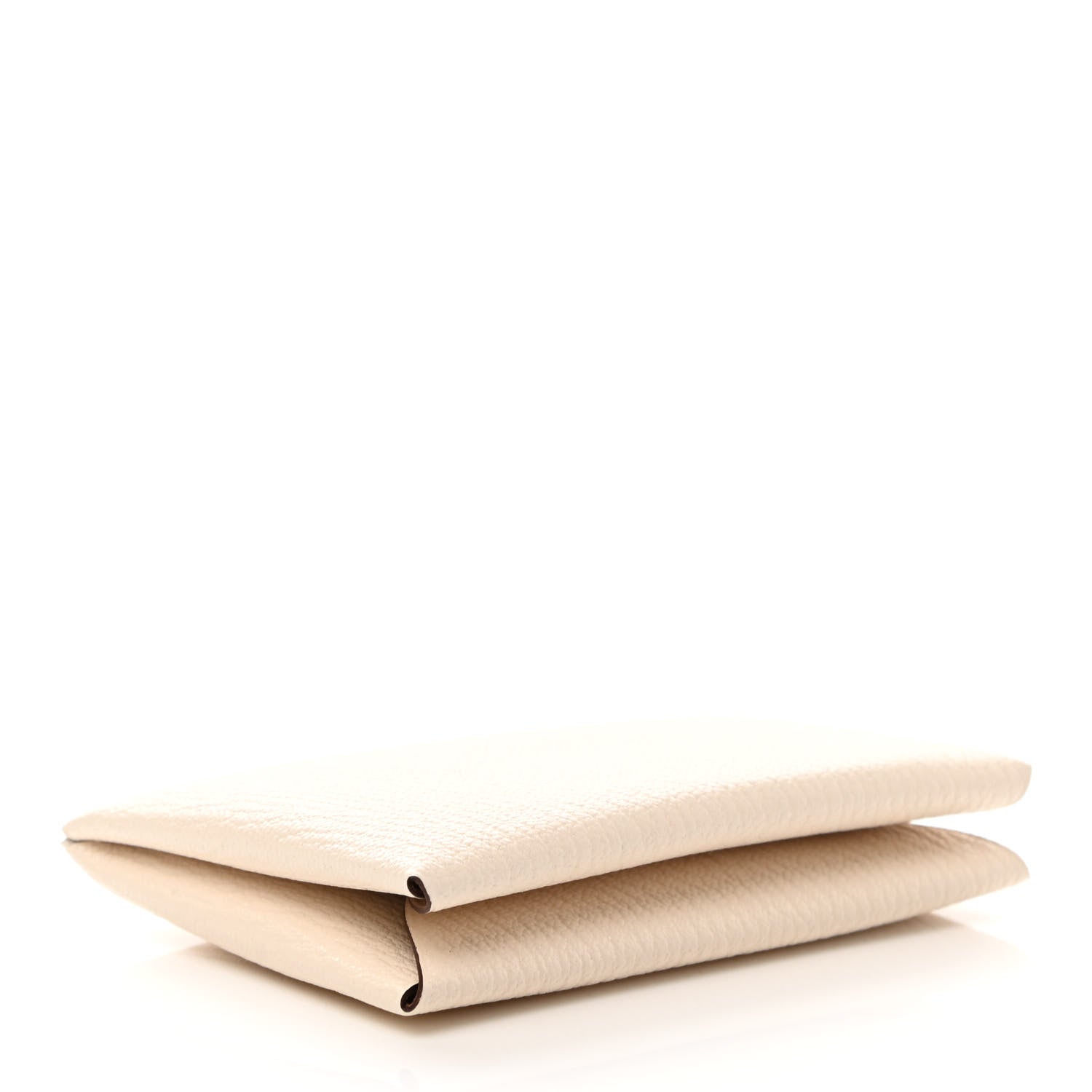 Hermes Chevre Mysore Verso Calvi Card Case Nata Biscuit 4 of 7