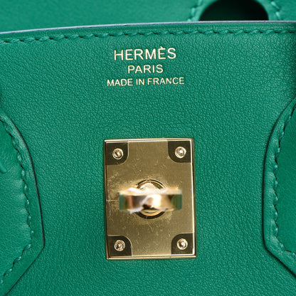 Hermes Swift Birkin 25 Vert Vertigo 20 of 35