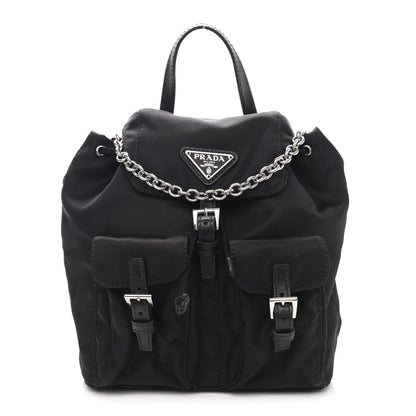 Prada Nylon Vela Mini Crossbody Backpack Black 1 of 10