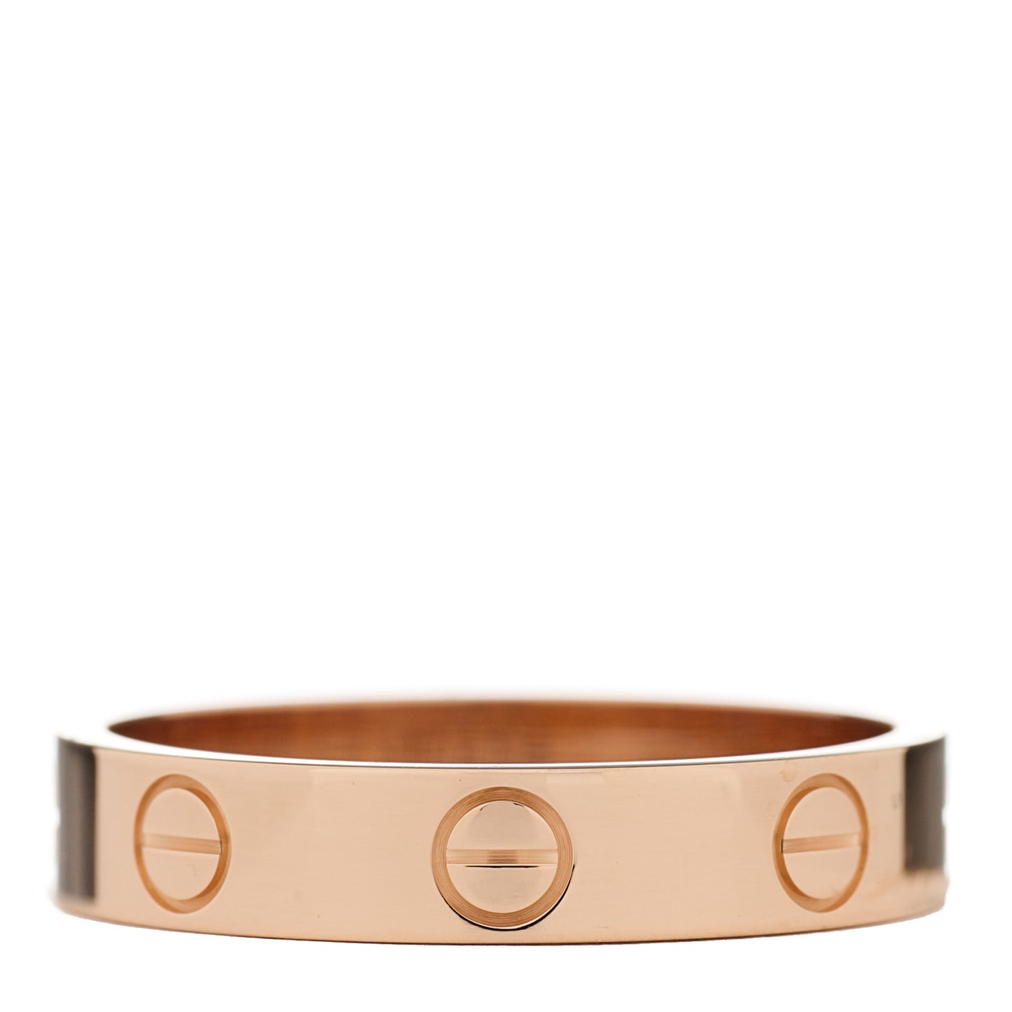 18K Pink Gold 3.5mm LOVE Wedding Band Ring 52 6