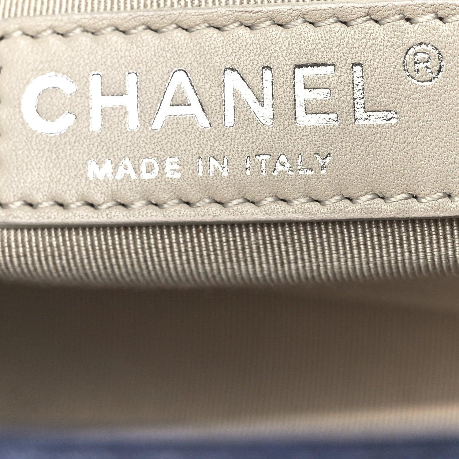 Chanel Lambskin Perforated Medium Boy Flap Navy 6 of 11